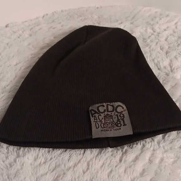 Vtg. AC DC 1981 World Tour Concert Beanie - Picture 1 of 4